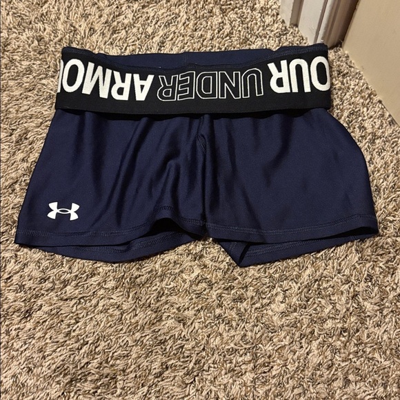 Under Armour Women's Navy Spandex - Picture 2 of 3
